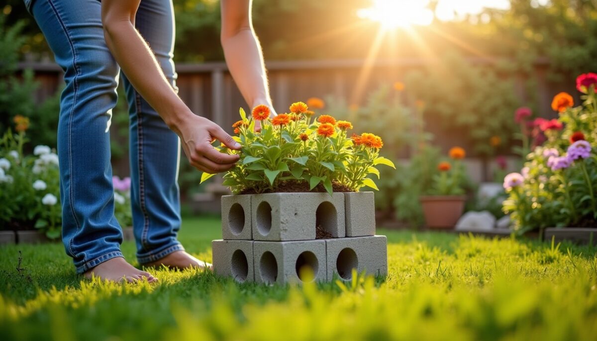Créer une jardinière en parpaing sans poser de fondation : guide pratique et astuces