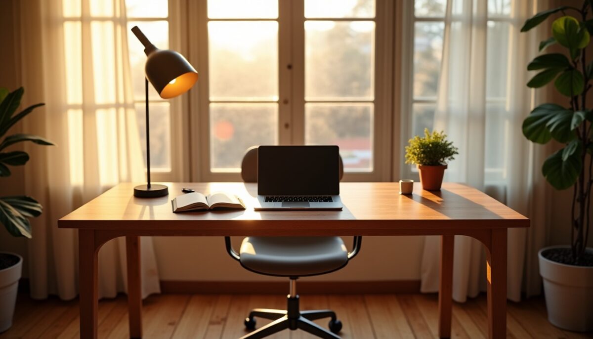 Quelle est la distance idéale entre un mur et un bureau pour un espace de travail confortable ?