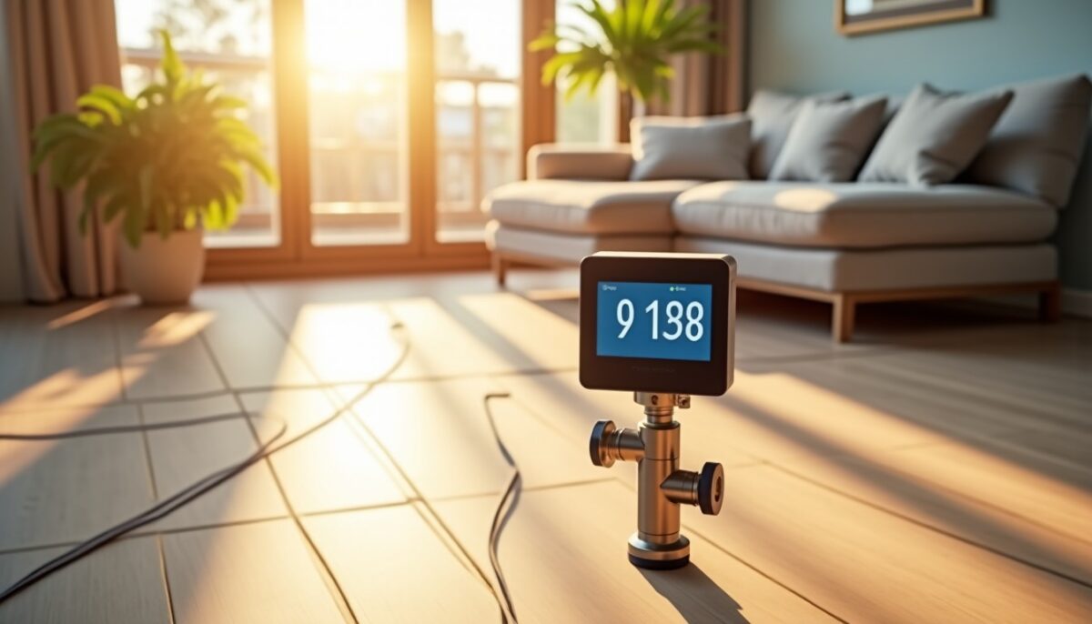 Plancher chauffant : Que faire lorsque le débitmètre reste figé ?
