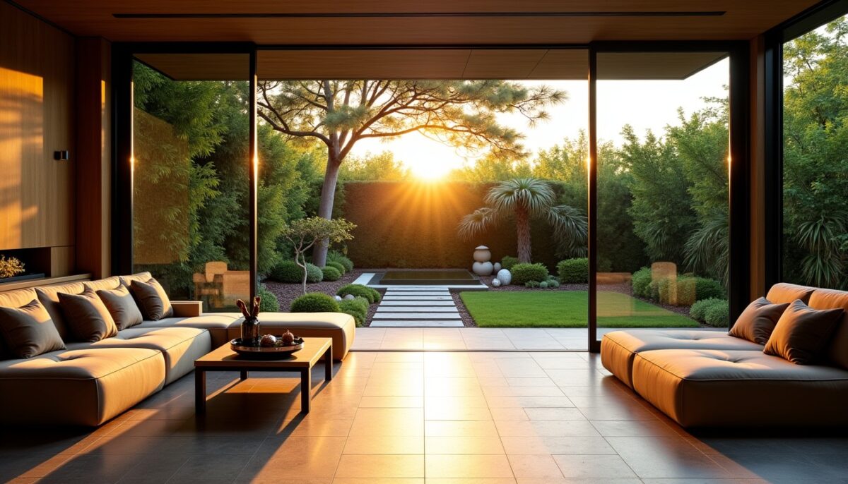 Espaces connectés : maîtriser l’harmonie entre intérieur et extérieur grâce au grès cérame